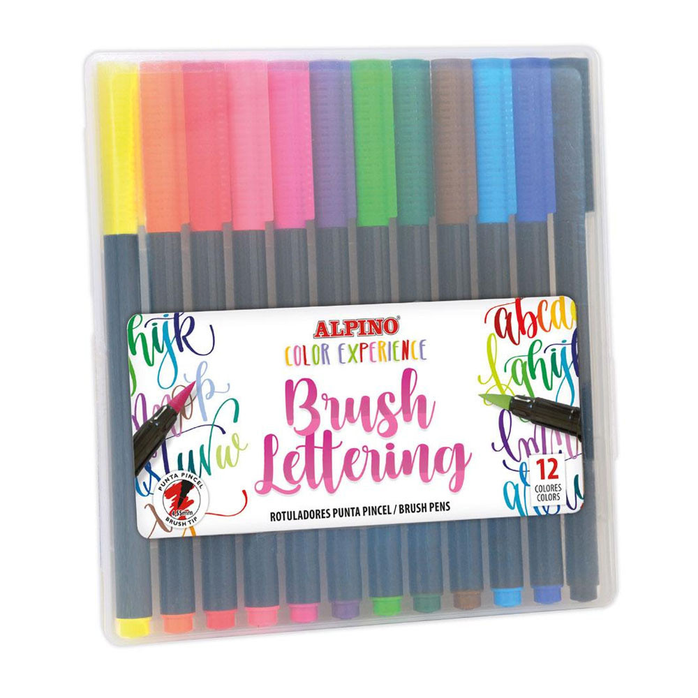 Coffret de 12 feutres à lettrage pinceau