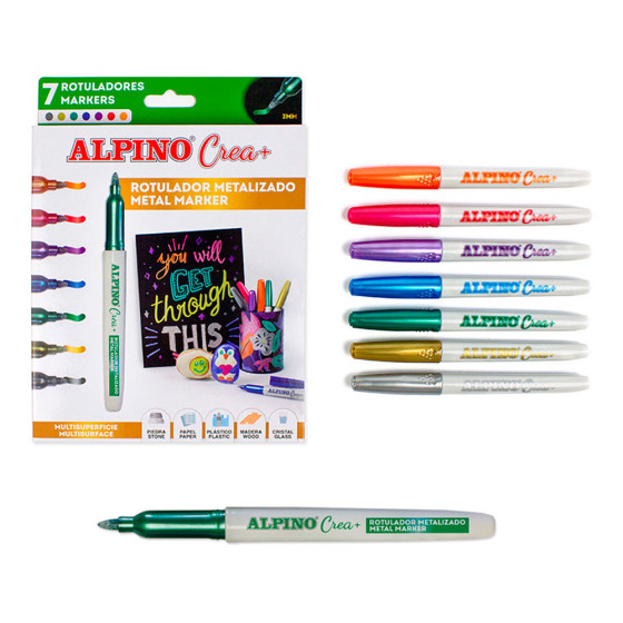 Marqueur métallique Alpino...