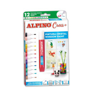 Peinture pour vitres Alpino Crea pour la décoration de surfaces non poreuses