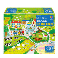 Usborne Book and Jigsaw:  On the Farm