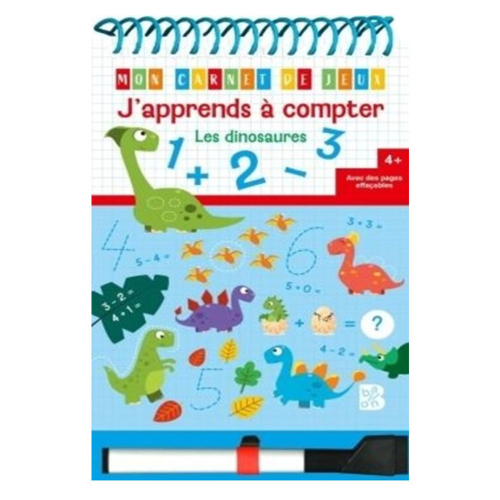 J'apprends à compter Les dinosaures. Avec 1...