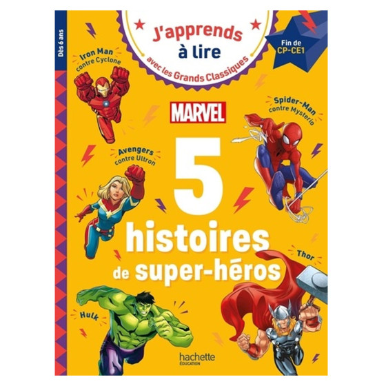 Disney - 5 histoires de super-héros Marvel -...