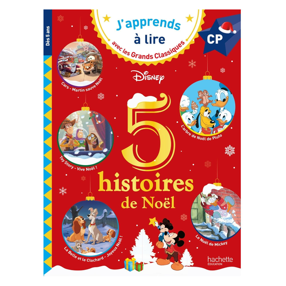 5 histoires de Noël CP. CP Niveau 1, 2