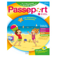 Passeport de la Grande Section au CP. Avec autocollants récompenses