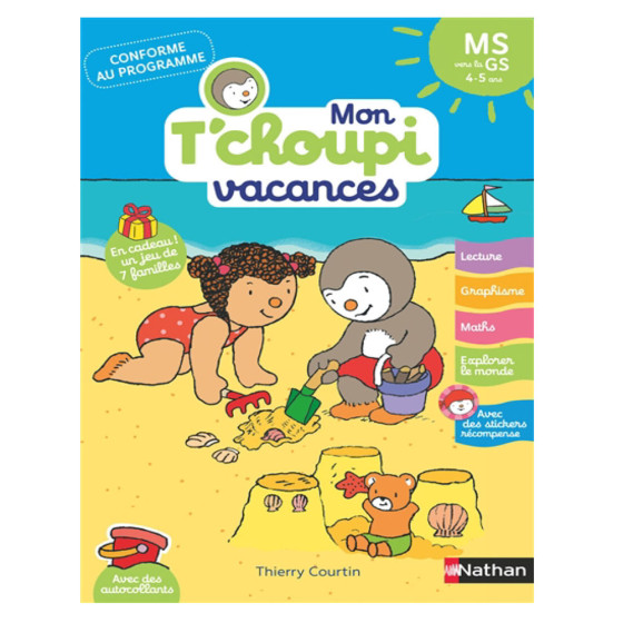Mon T'choupi vacances. MS...