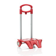 Trolley scolaire extensible couleur rouge