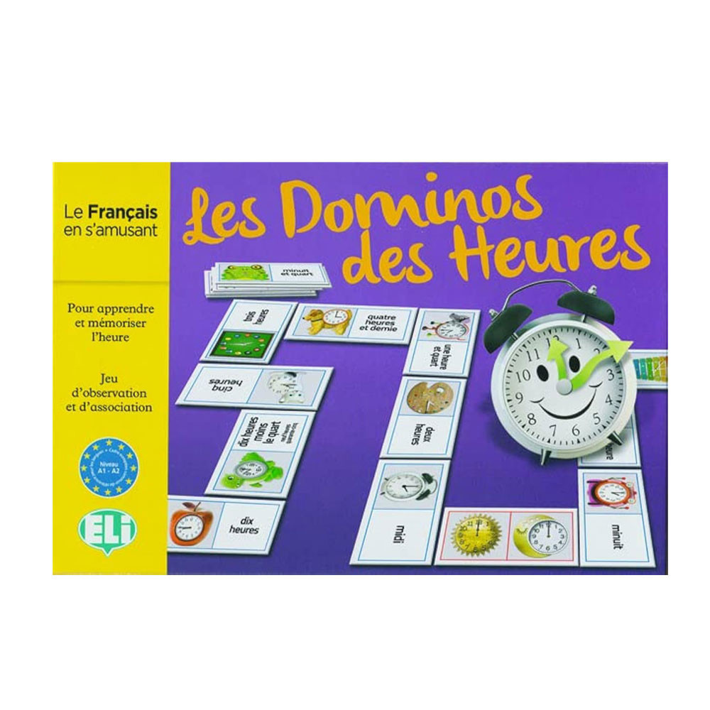 ELI Jeux de langage en Français : Les dominos des heures