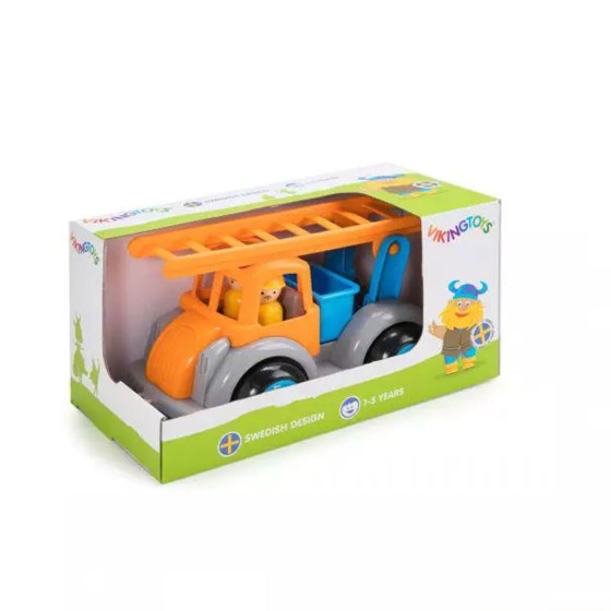 Camion de pompiers géant avec figurines