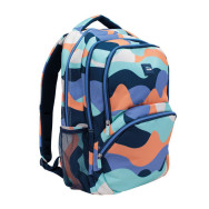 Sac à dos scolaire 4 fermetures éclair (25 L) - The Fun - Bleu