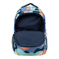 Sac à dos scolaire 4 fermetures éclair (25 L) - The Fun - Bleu