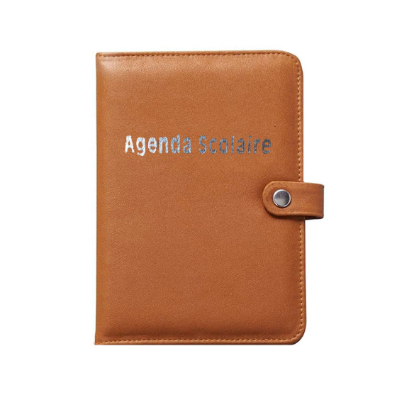Agenda scolaire classique - couleur Camel