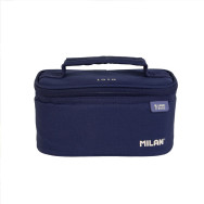 Petit sac isotherme porte-repas, couleur bleu marine