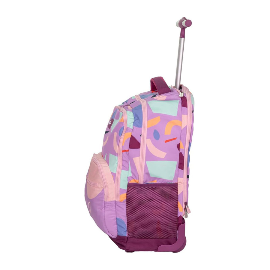 Dimensions : 52 x 34,5 x 23 cm. Longueur de la poignée déployée : 1 m. Capacité : 25 litres.