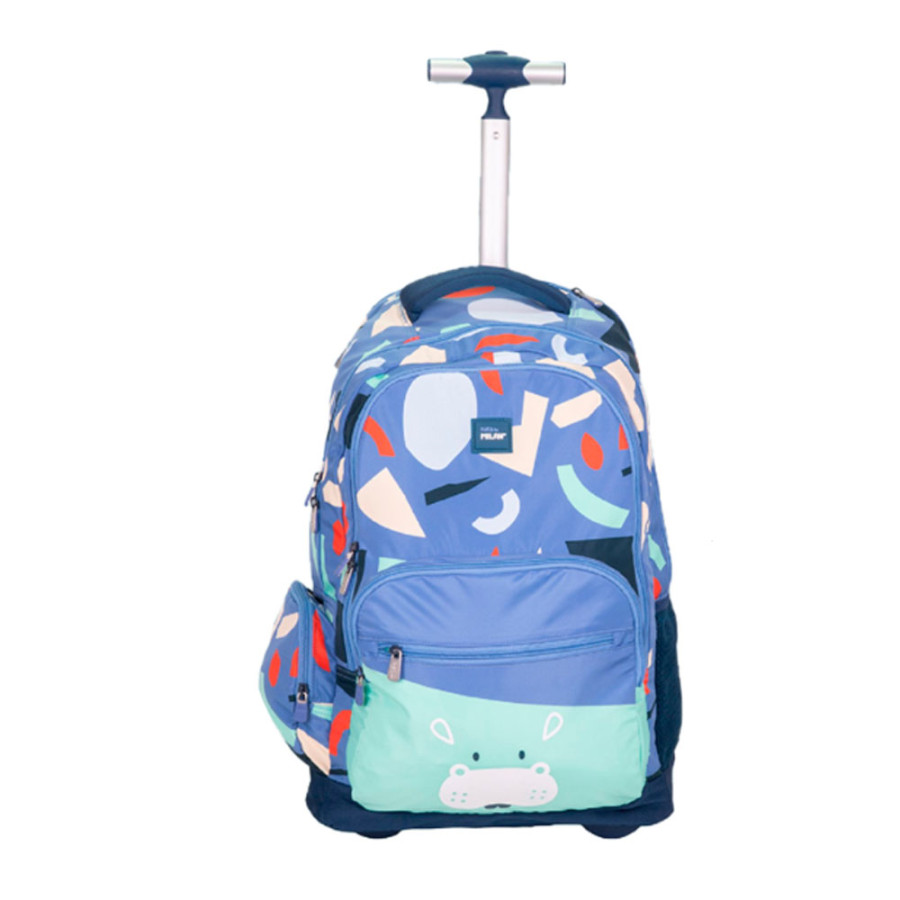 Sac à dos à roulettes Fun Animals- Bleu Sac à dos à roulettes Fun Animals- Bleu