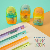 Gommes avec taille-crayons CAPSULE série New Look