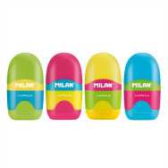 Gommes avec taille-crayons CAPSULE Mix