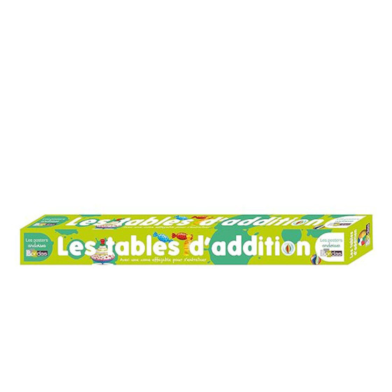 Les Posters effaçables - les tables d'addition Les Posters effaçables - les tables d'addition