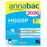 Annabac- HGGSP Spécialité Tle générale. Sujets & Corrigés - Edition 2026