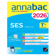 SES spécialité Tle générale. Sujets & Corrigés Edition 2026