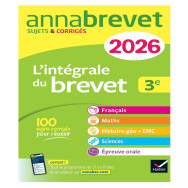 Annales du brevet 2026 - Annabrevet L'intégrale du nouveau Brevet 3e (tout-en-un)