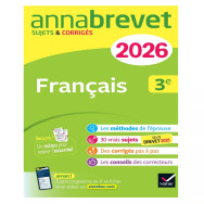 Annales du brevet 2026 - Annabrevet Français 3e