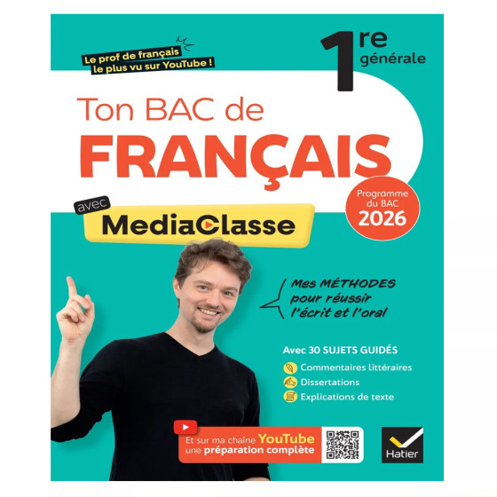 Ton Bac de français avec MediaClasse - Bac 2026...