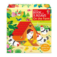 Usborne Book and 3 Jigsaws: On the Farm