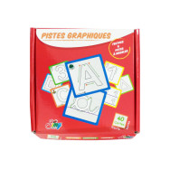 Cartes alphabétiques et graphiques effaçables en Français