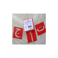 Pochoirs de lettres arabes 28 pièces