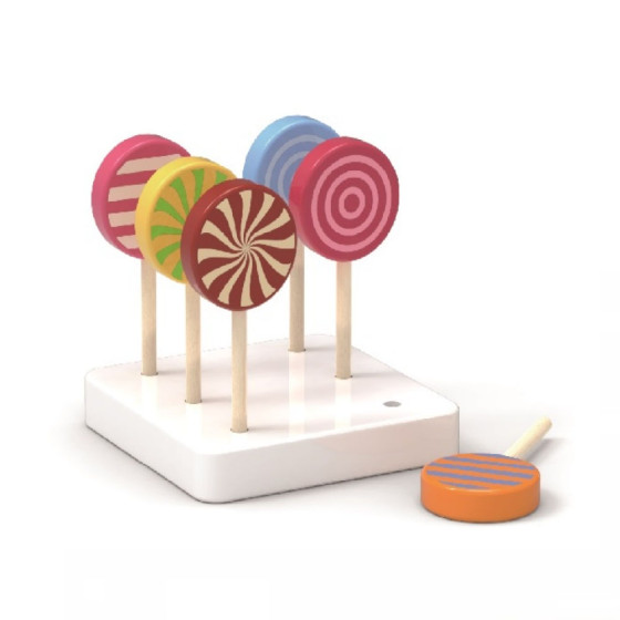 Set de 6 Sucettes en Bois
