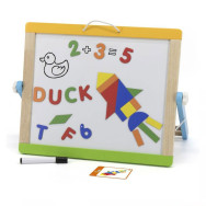 Tableau magnétique effaçable à sec et craie avec accessoires