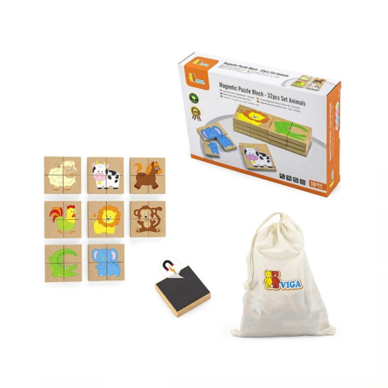 Jeu de puzzle magnétique - Ferme