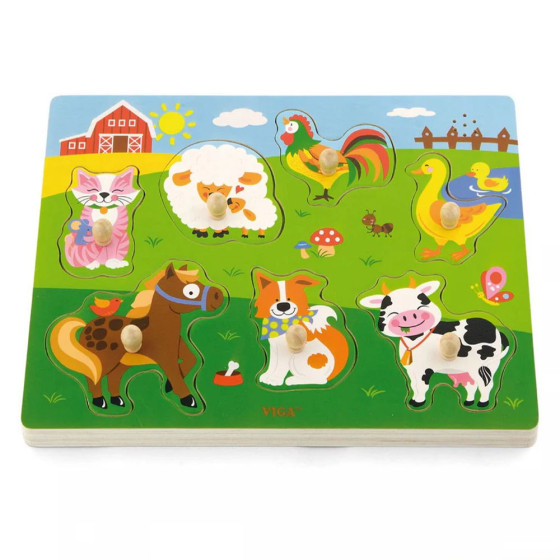 Puzzle sonore - Animaux de la ferme