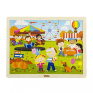 Puzzle en bois de 24 pièces - automne