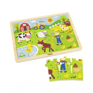 Puzzle 24 Pièces la Ferme en Bois