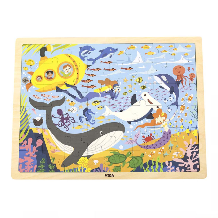 Puzzle 48 pièces Vie marine