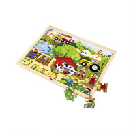 Puzzle de ferme en bois - 48 pièces