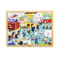 Puzzle en bois de 48 pieces - Lutte contre les incendies
