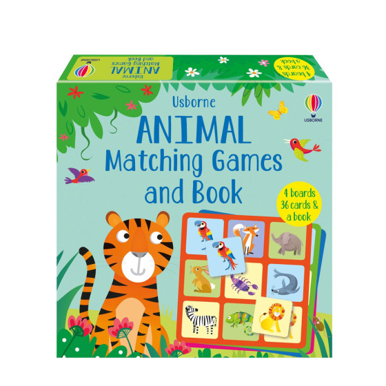 Animal Matching Games and Book