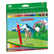 Boîte de 24 crayons de couleur effaçables