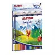 Boîte de 24 crayons aquarelle Aqualine