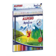 Boîte de 24 crayons aquarelle Aqualine