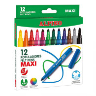 Boîte de 12 feutres jumbo de couleur Maxi