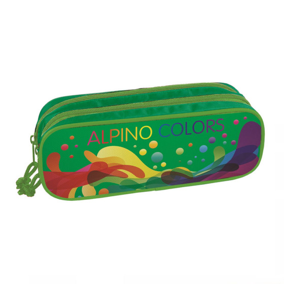 Trousse à crayons  à double fermeture éclair