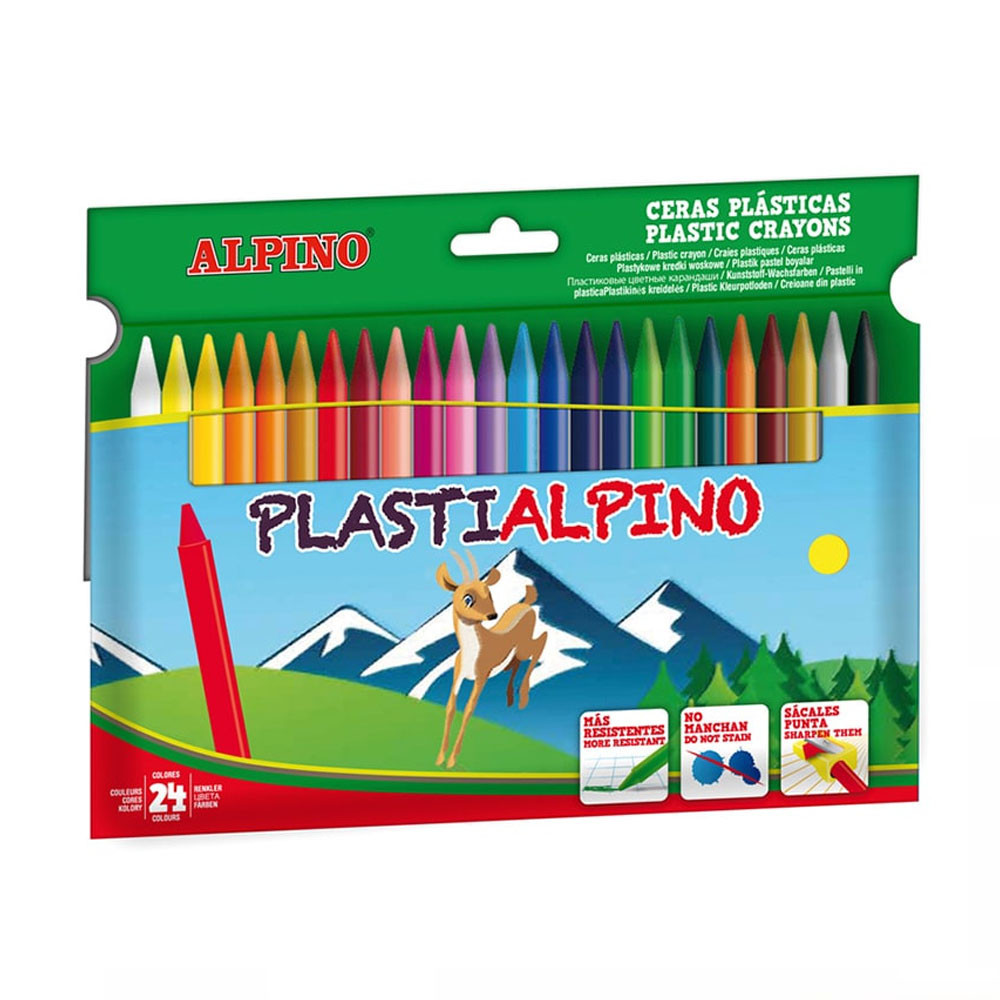 Boîte de 24 crayons PlastiAlpino