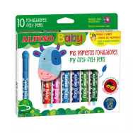 Étui de 10 stylos de couleur pour bébé