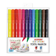 12 marqueurs textiles Color Experience