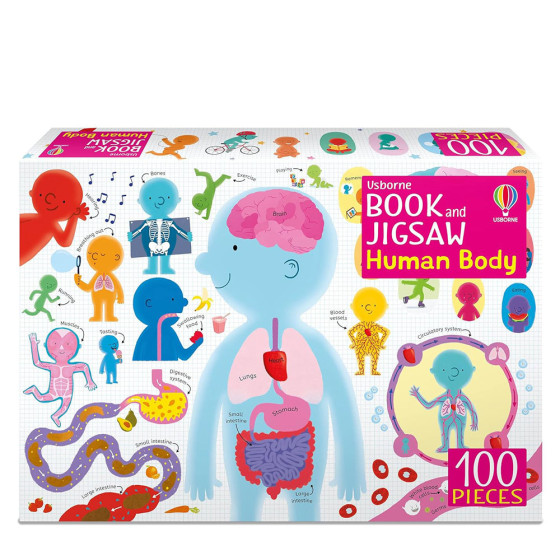 Usborne Book and Jigsaw - Human Body