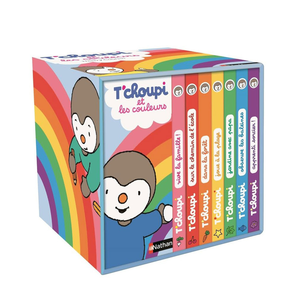 Ma petite bibliothèque des couleurs T'choupi