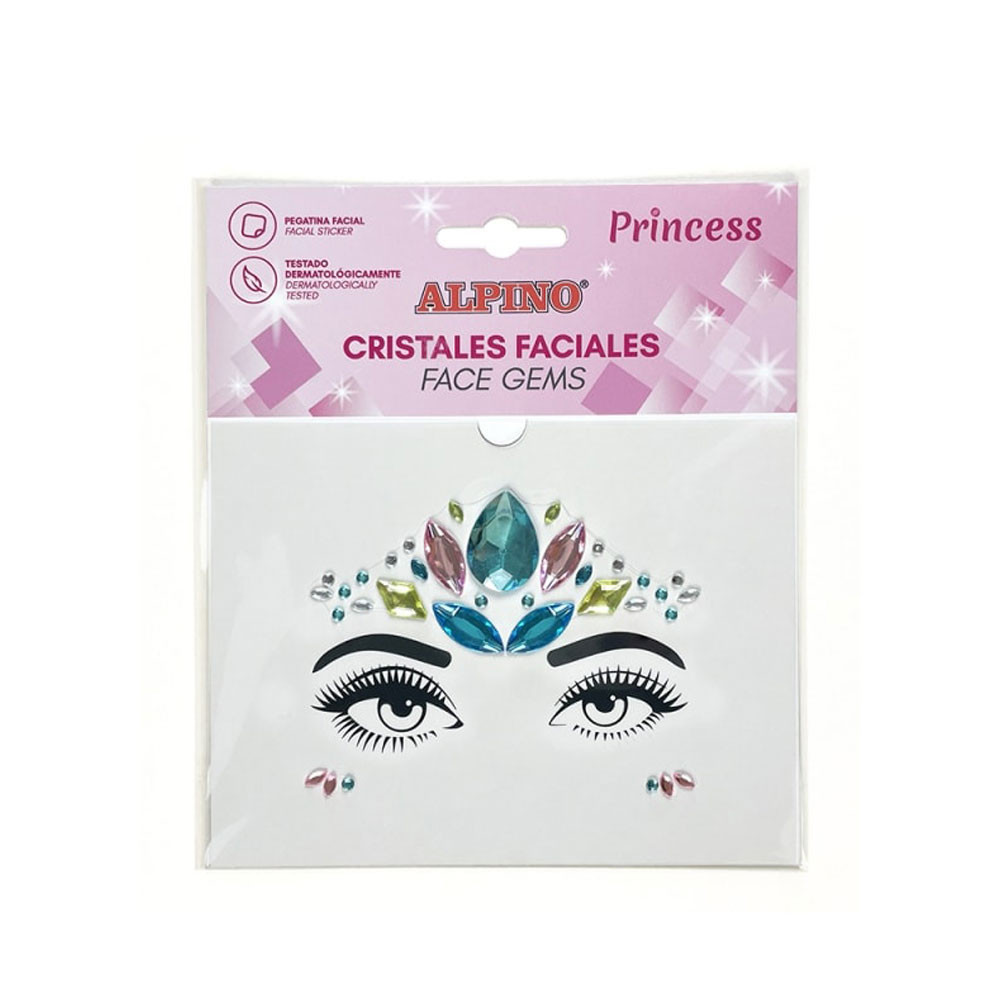 Alpino Princess Pierres adhésives pour le visage